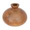 Hello Honey® 5" Walnut Finish Decorative Paulownia Wood Vase